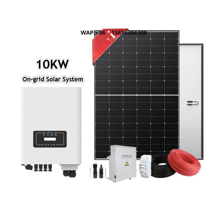 Solar Panel System 10Kw - Комплект солнечной электростанции 10 кВт для