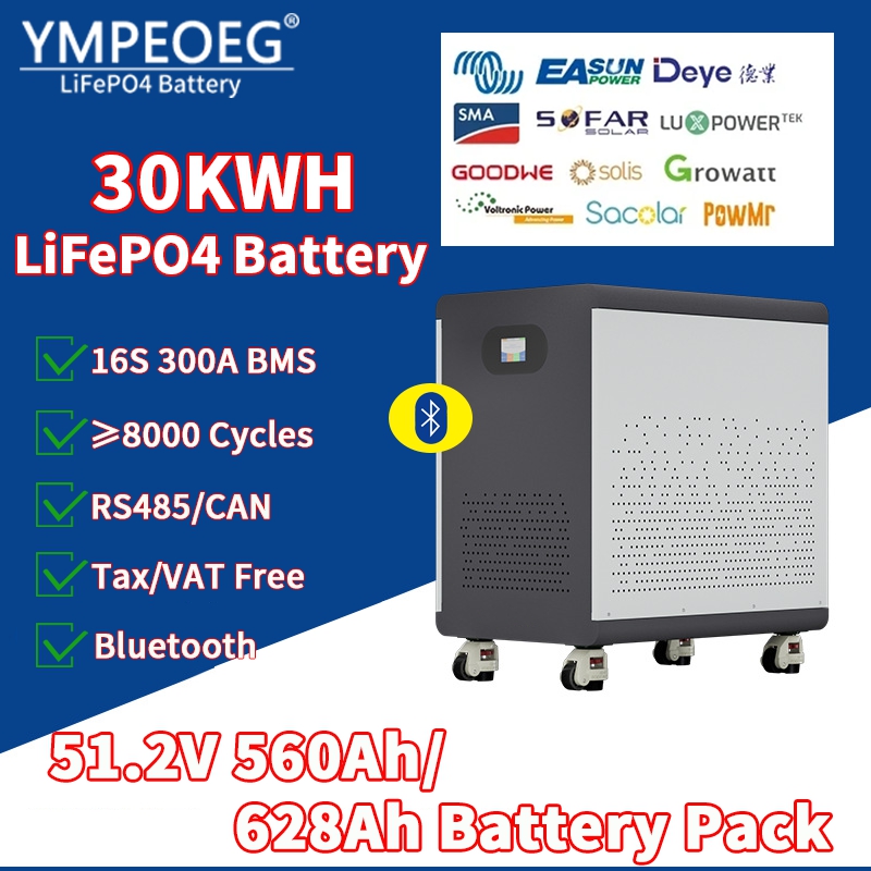 Renewable Energy Infrastructure - Аккумуляторная батарея LiFePO4 51.2В 560Ач/628Ач, 48В