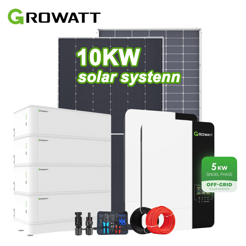 Solar Panel System 10Kw - Гибридная солнечная энергетическая система 5кВт 8кВт