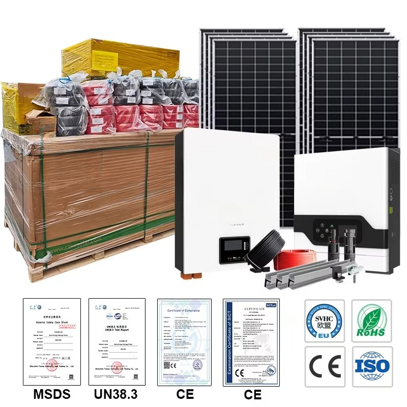 В наличии Гибридная солнечная  – обзор и цена Solar Panel System 10Kw