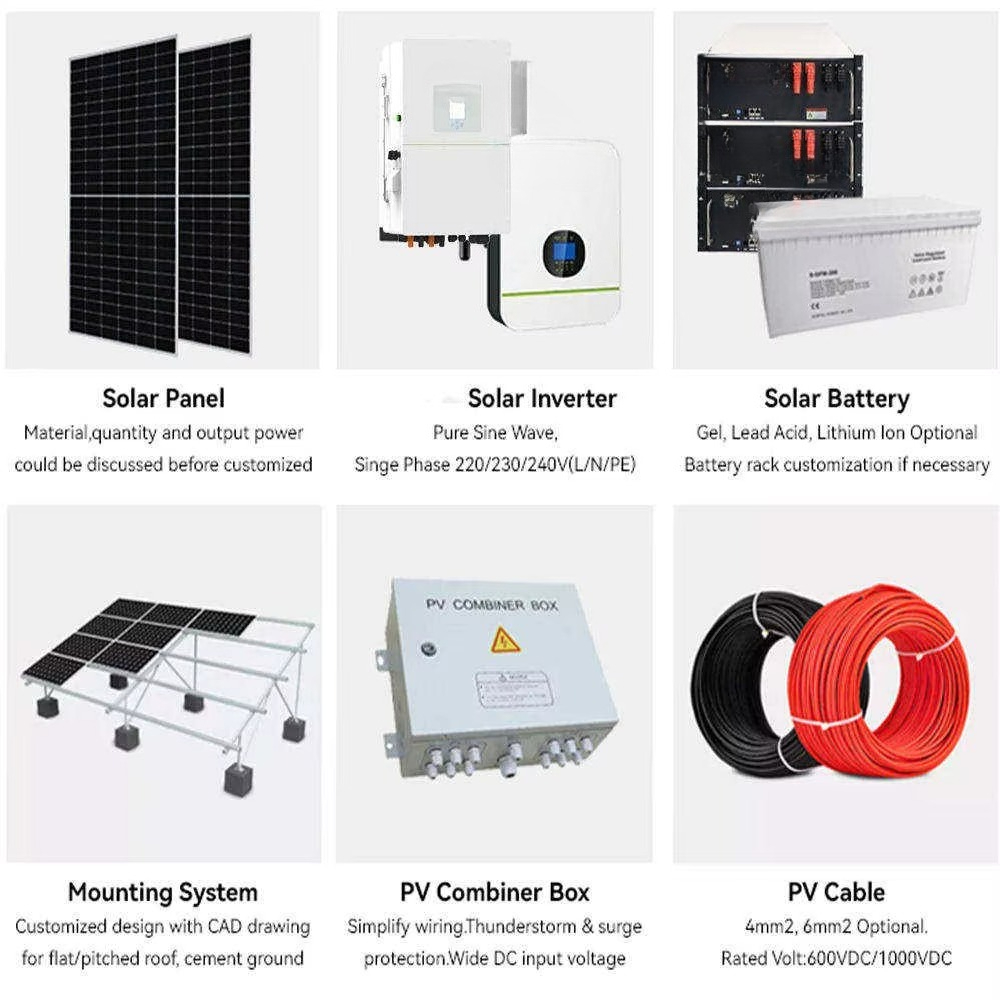 Фотоэлектрическая система хран – обзор и цена Solar Panel System 10Kw